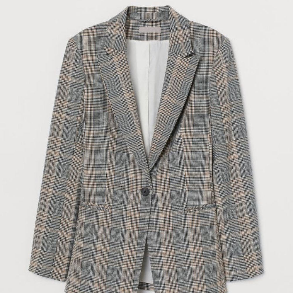 NWT Checked Blazer H&M